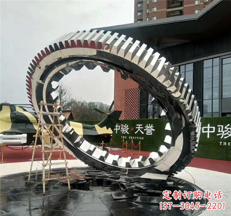 湖南不锈钢齿轮抽象雕塑