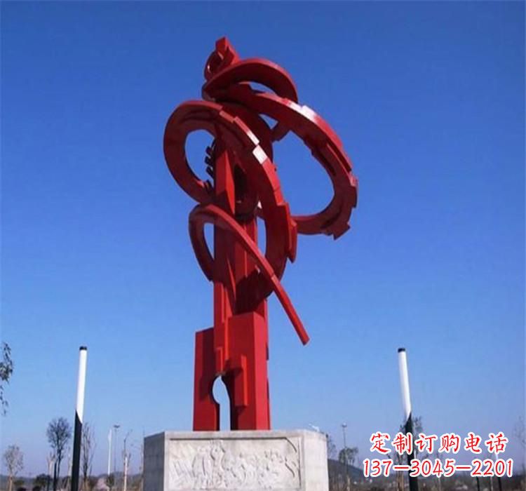 湖南不锈钢齿轮雕塑2
