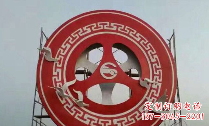 湖南不锈钢齿轮广场雕塑
