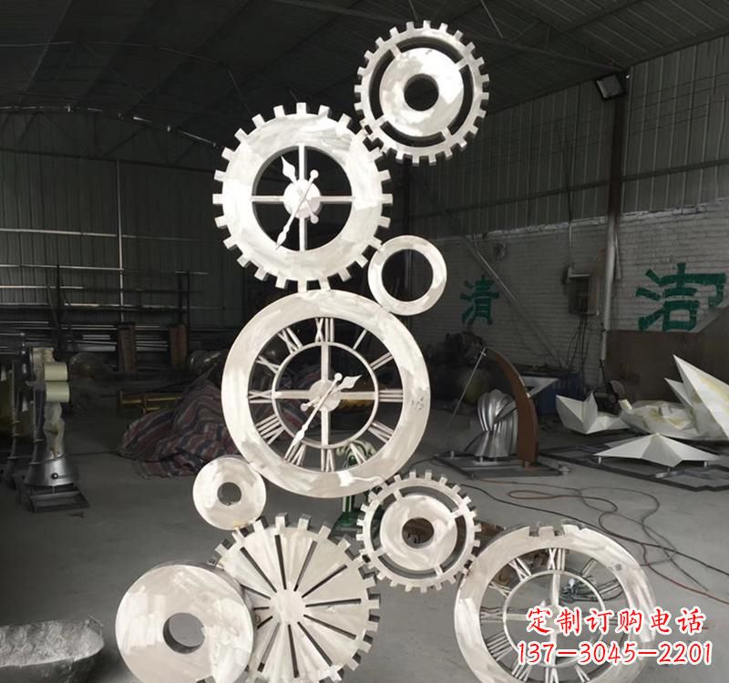 湖南不锈钢齿轮景观雕塑