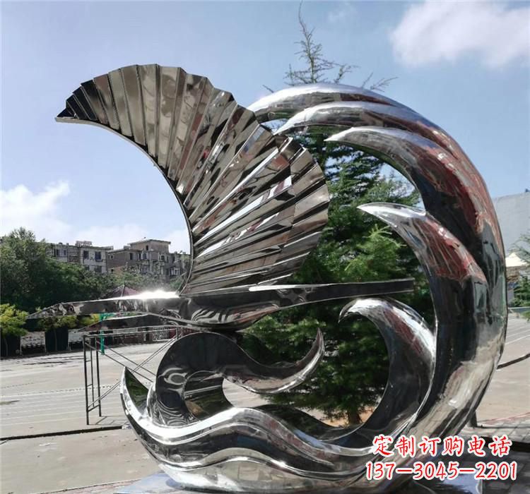 湖南不锈钢翅膀艺术雕塑