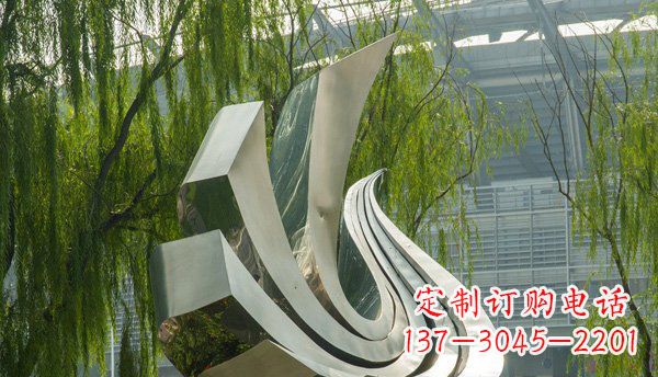 湖南不锈钢抽象动物鸽子雕塑