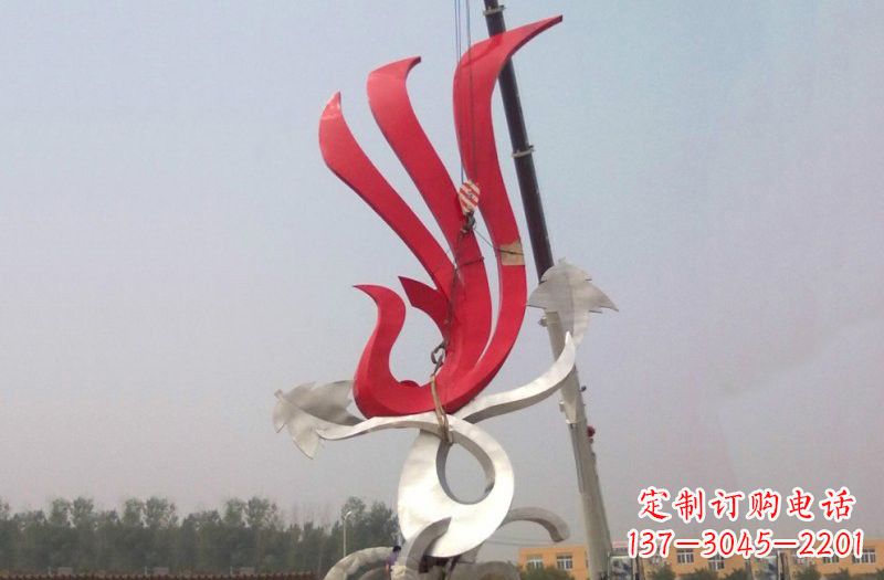 湖南不锈钢抽象凤凰安装