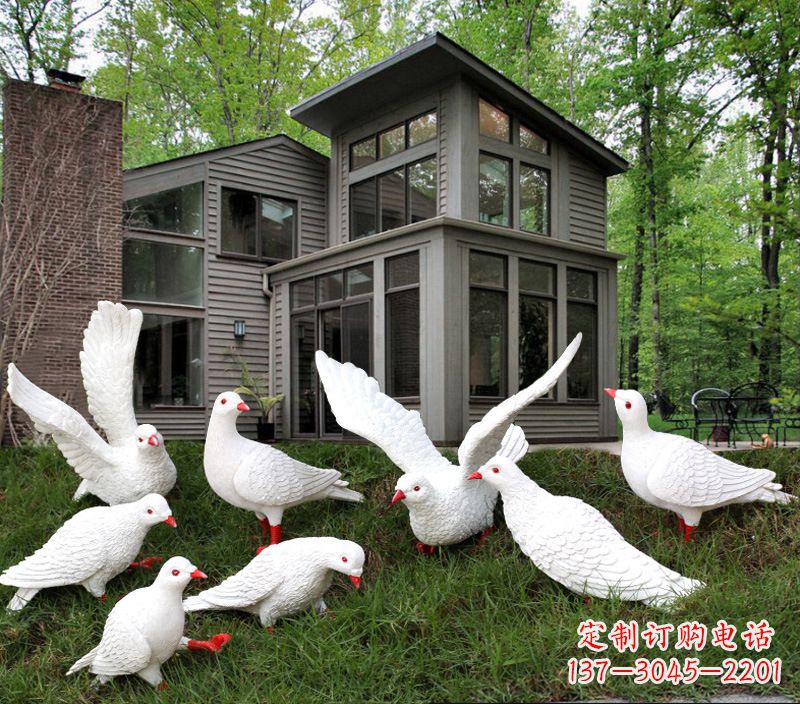 湖南不锈钢抽象鸽子雕塑