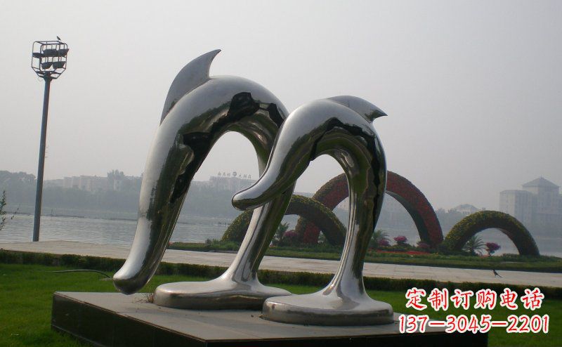 湖南不锈钢抽象海豚