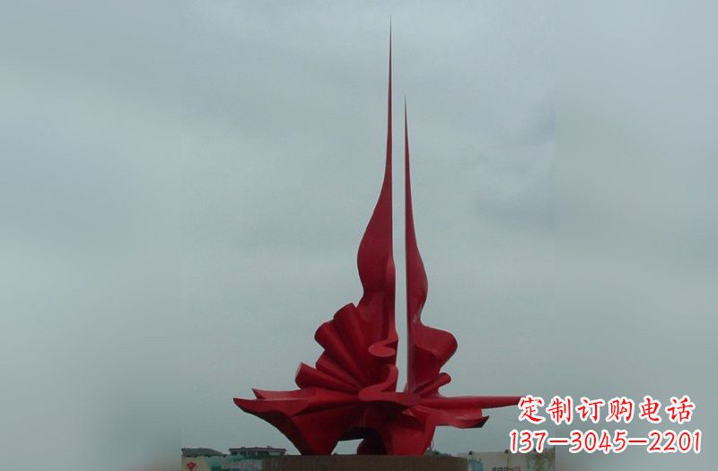 湖南不锈钢抽象火炬雕塑222