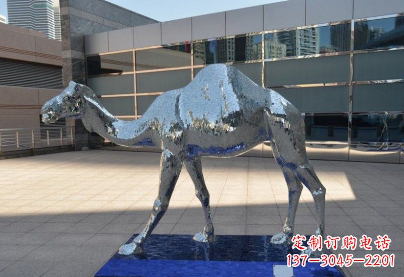 湖南不锈钢抽象骆驼雕塑