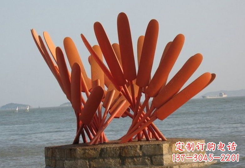 湖南不锈钢船桨雕塑