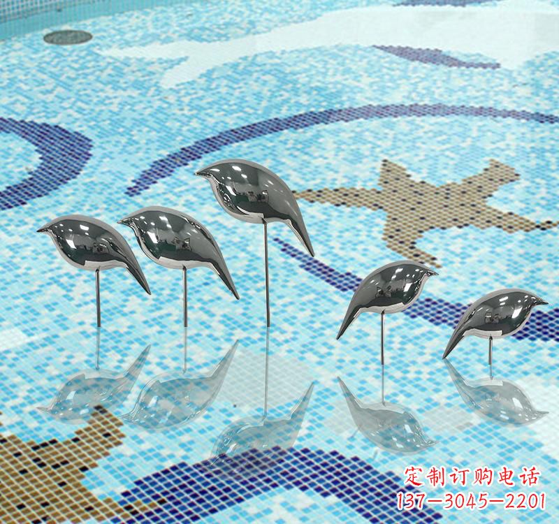 湖南不锈钢创意鸽子雕塑