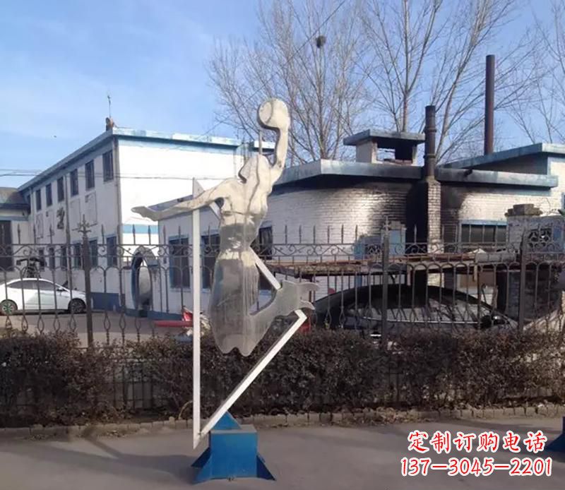 湖南不锈钢打高尔夫雕塑