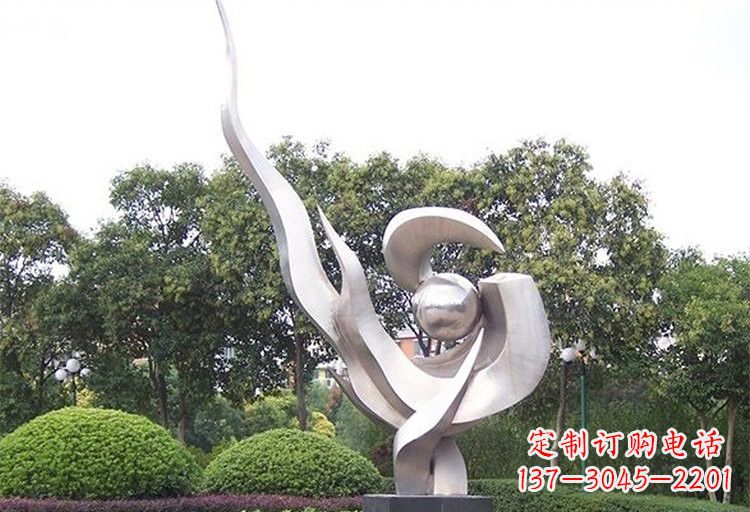 湖南不锈钢大抽象鸽子雕塑