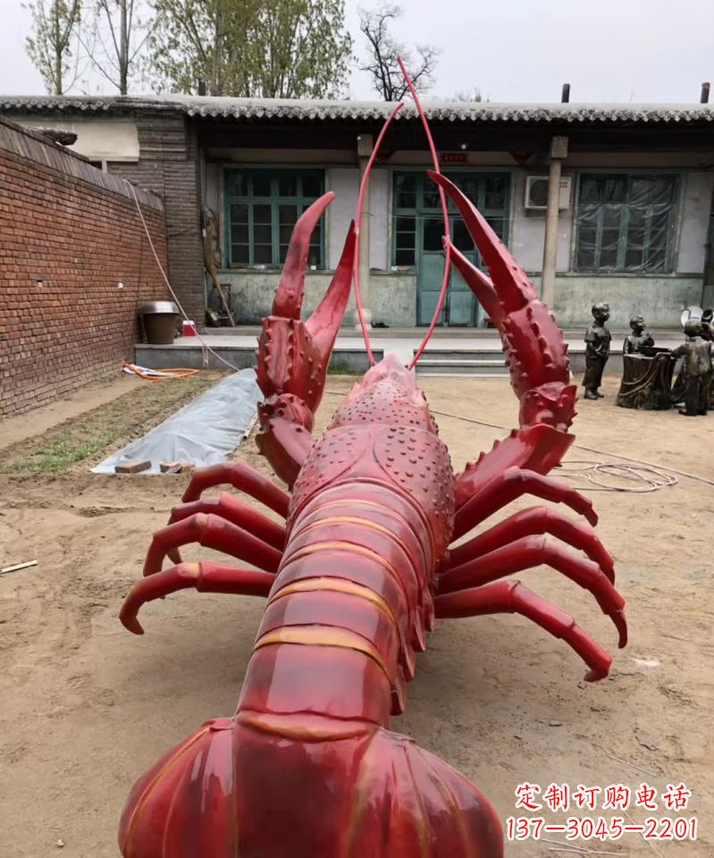 湖南不锈钢大龙虾雕塑