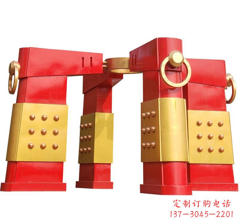 湖南不锈钢大型拱门雕塑