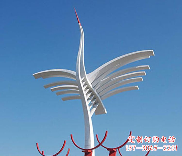 湖南不锈钢大雁雕塑 (3)
