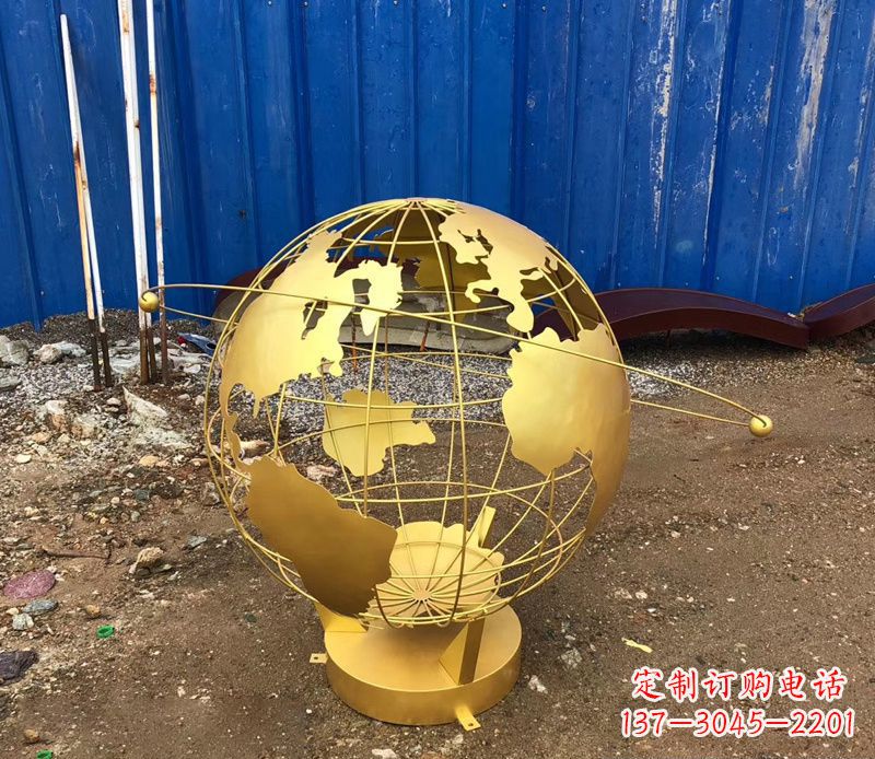 湖南不锈钢地球仪抽象雕塑