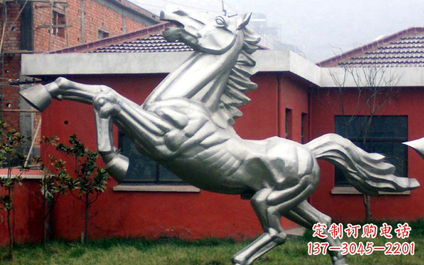 湖南不锈钢动物奔马雕塑