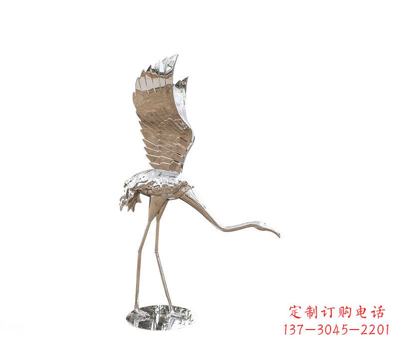 湖南不锈钢动物火烈鸟雕塑112