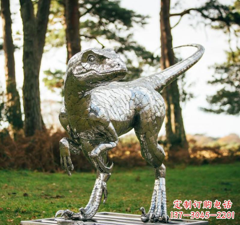 湖南不锈钢动物恐龙雕塑