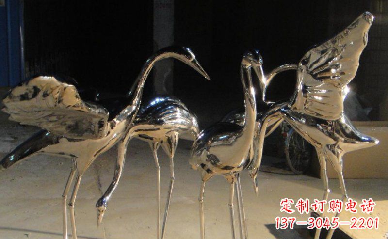 湖南不锈钢锻造仙鹤雕塑
