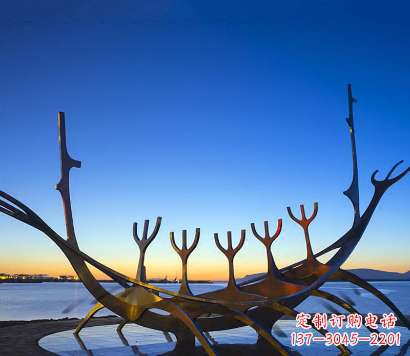 湖南不锈钢帆船比赛运动雕塑 