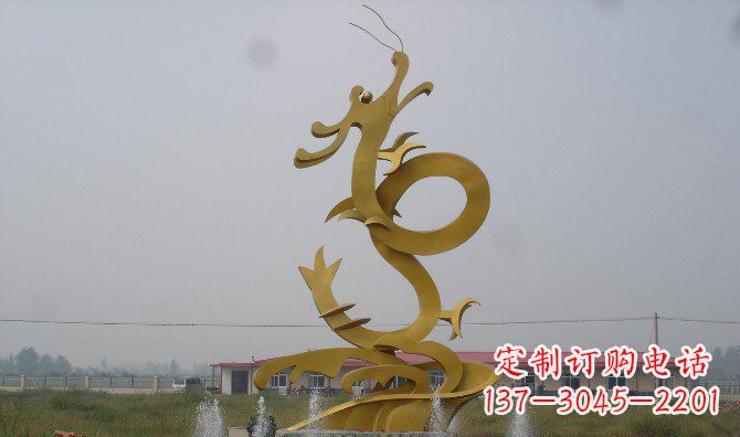 湖南不锈钢飞龙雕塑