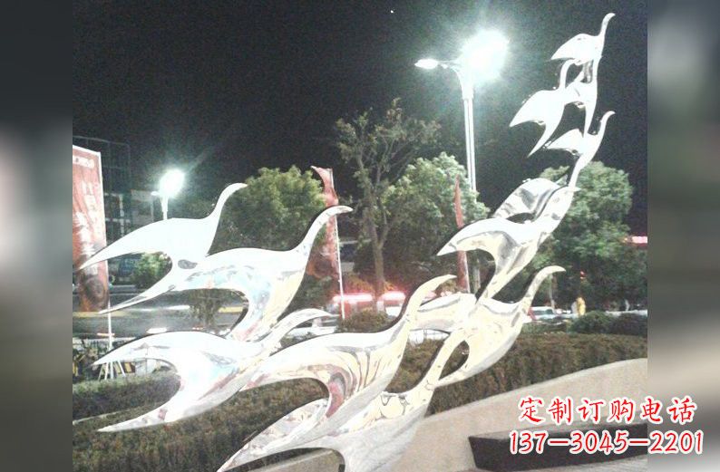 湖南不锈钢飞翔的抽象大雁
