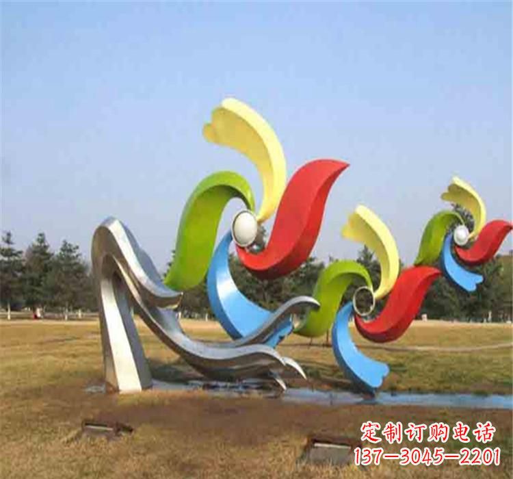 湖南不锈钢风车雕塑
