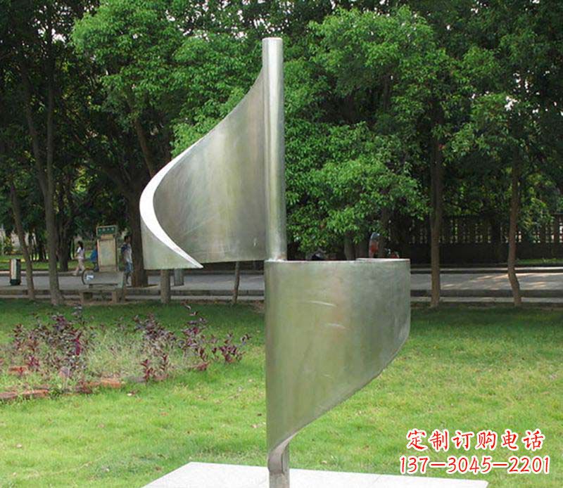 湖南不锈钢风车雕塑 (2)