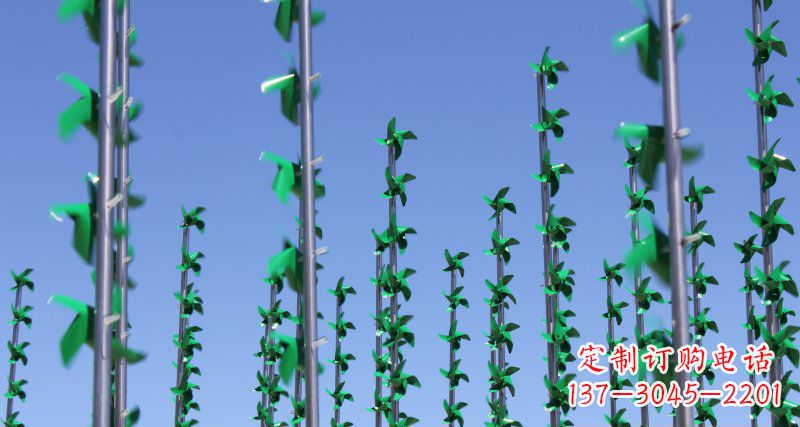 湖南不锈钢风车广场景观雕塑