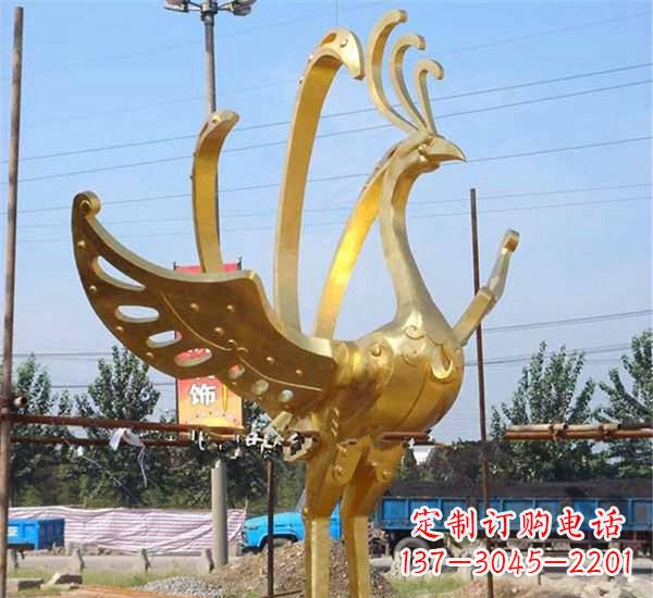 湖南不锈钢凤凰雕塑