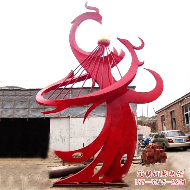 湖南不锈钢凤凰景观雕塑