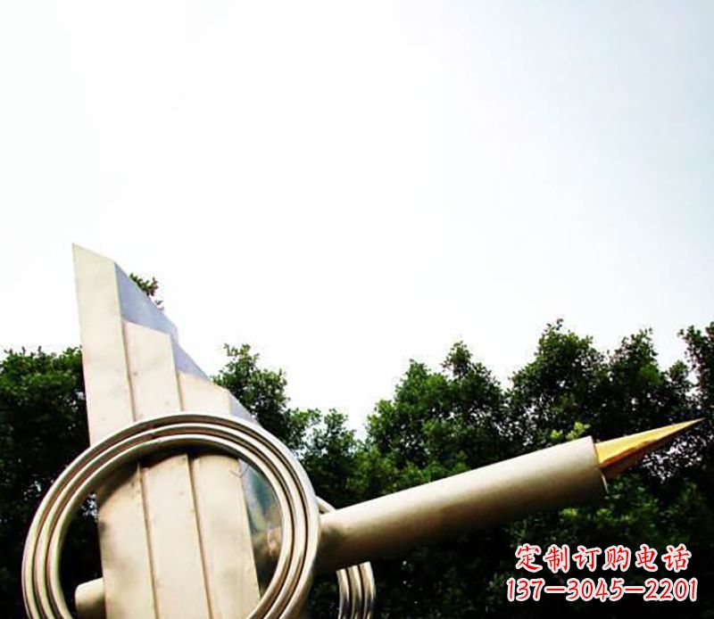 湖南不锈钢钢笔雕塑