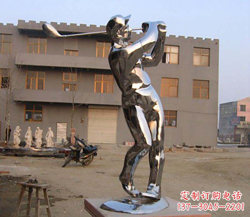 湖南不锈钢高尔夫雕塑