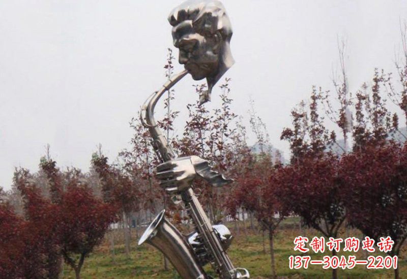 湖南不锈钢萨克斯雕塑艺术与音乐的结合