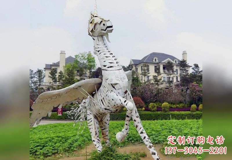 湖南不锈钢独角兽雕塑