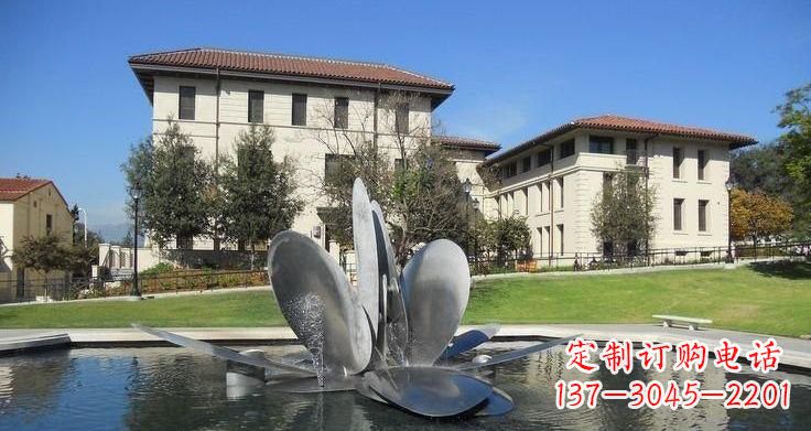 湖南不锈钢喷泉雕塑——美的象征