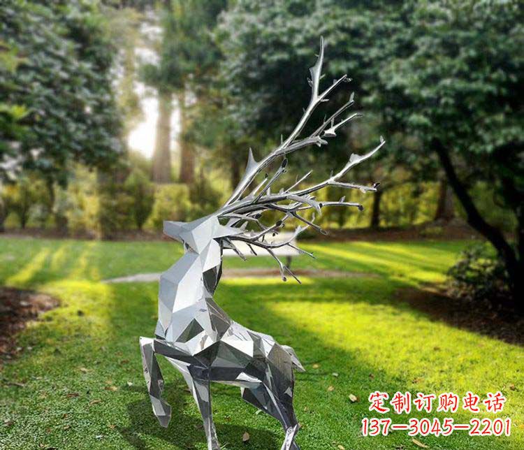 湖南不锈钢公园动物鹿