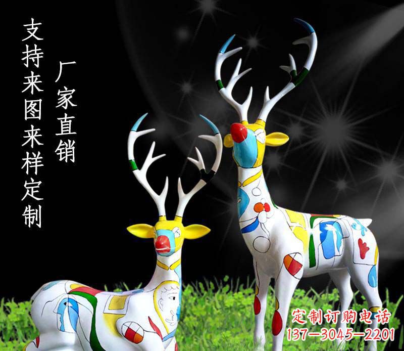 湖南不锈钢公园动物小鹿