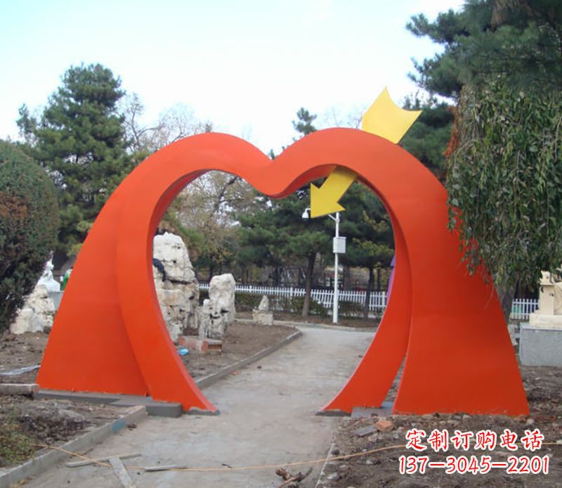 湖南不锈钢拱门雕塑