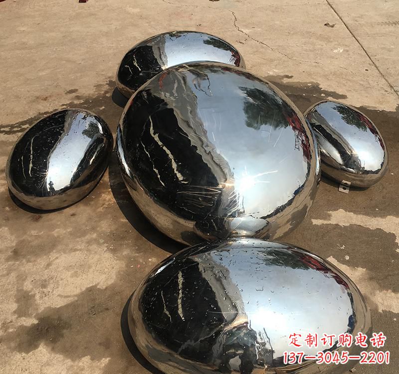 湖南不锈钢广场抽象水滴雕塑