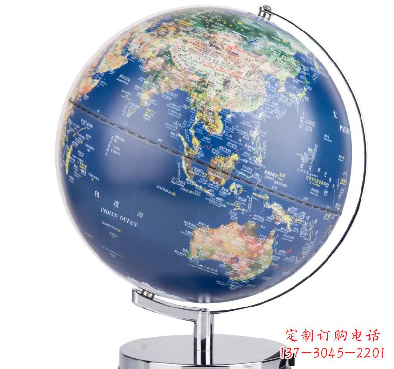 湖南不锈钢广场地球仪雕塑