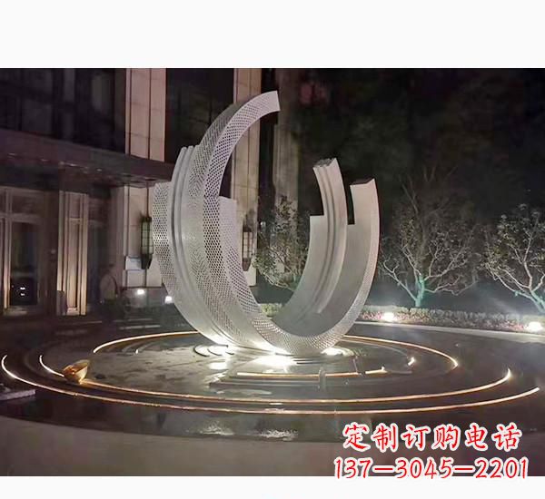 湖南不锈钢广场喷泉雕塑