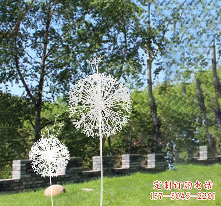 湖南不锈钢广场蒲公英雕塑
