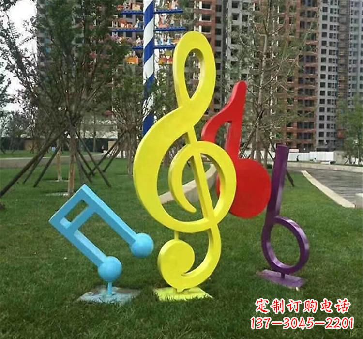 湖南不锈钢广场音符雕塑