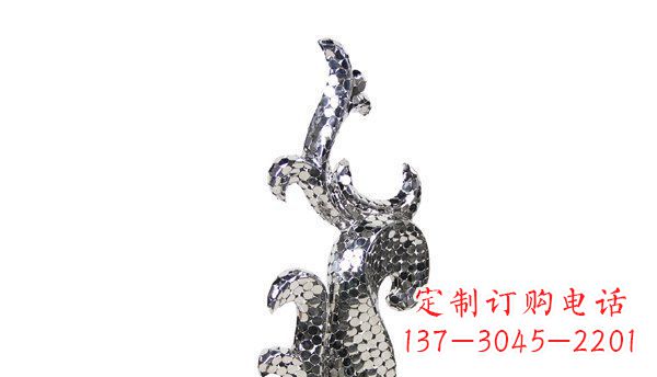 湖南不锈钢海豚抽象雕塑