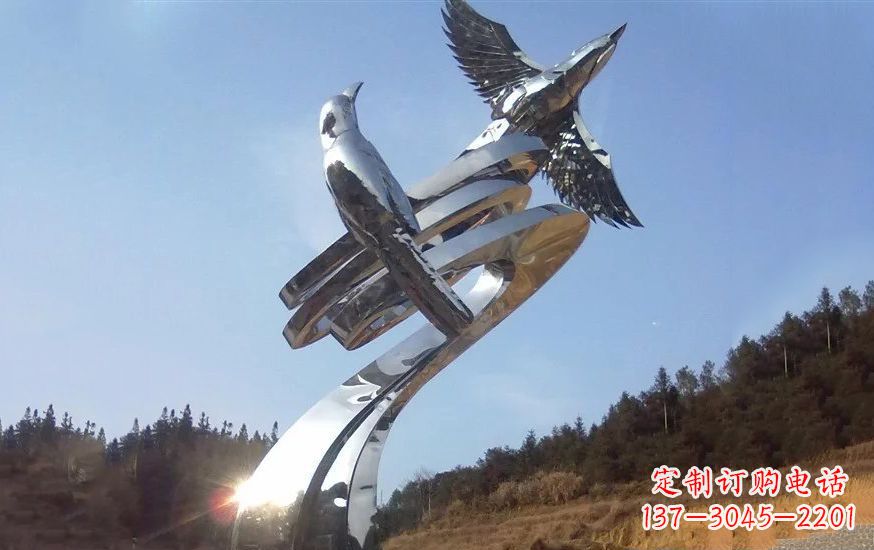 湖南不锈钢动物雕塑——美化城市环境
