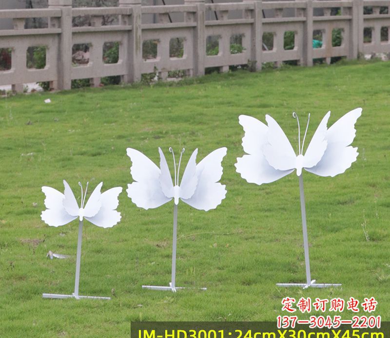 湖南不锈钢蝴蝶组合雕塑