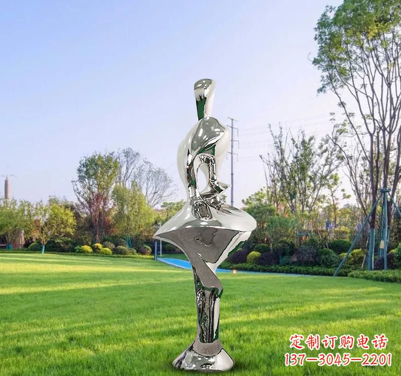 湖南不锈钢户外抽象人体雕塑