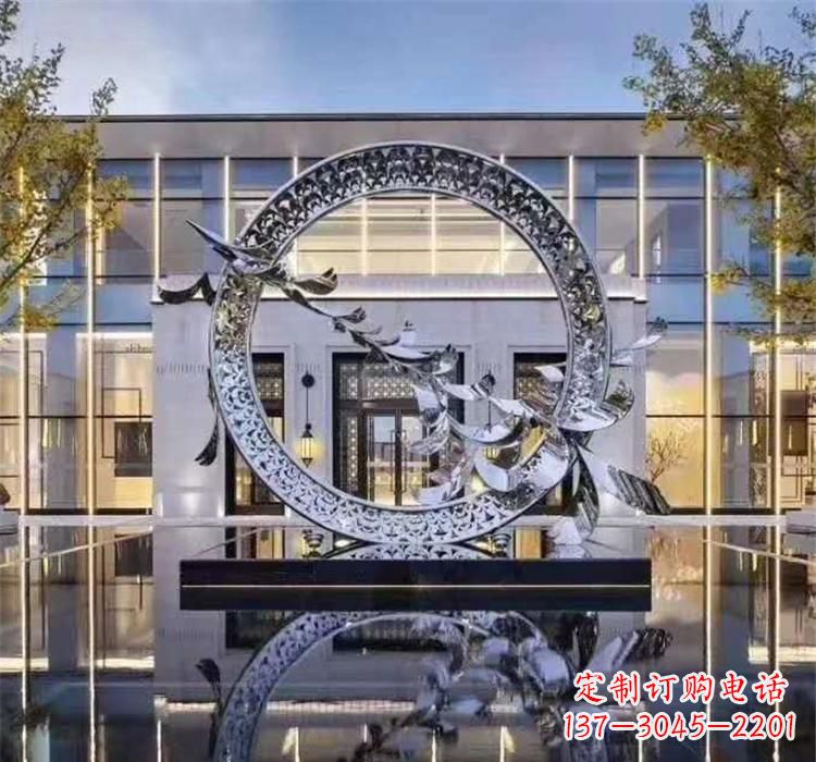 湖南不锈钢户外大雁雕塑