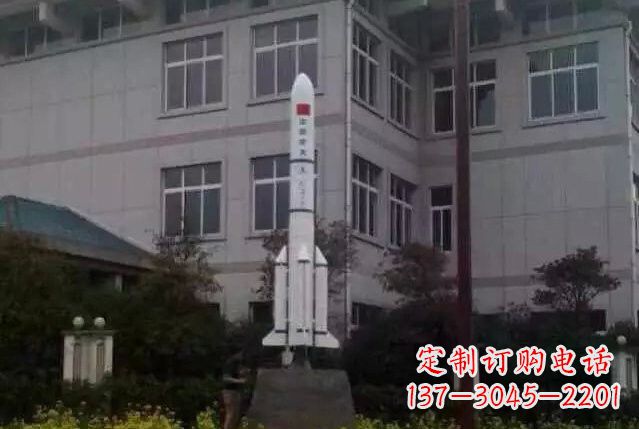 湖南不锈钢火箭雕塑